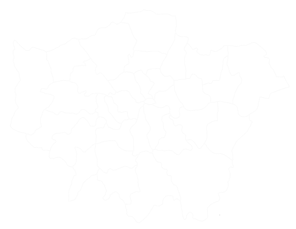 emergency plumber brent - service area map of Greater London highlighting the London Borough of Brent