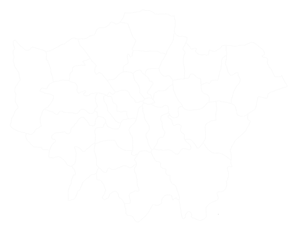 emergency plumber westminster- service area map of Greater London highlighting the London Borough of Wesminster